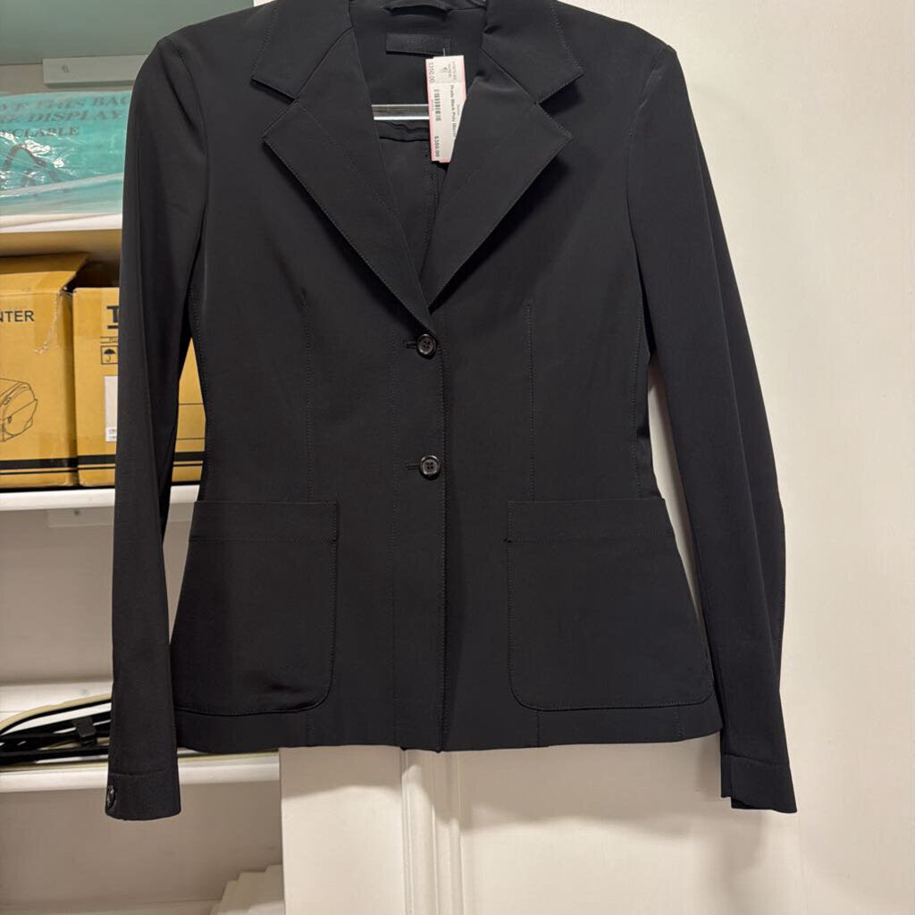 Black Poly Blazer