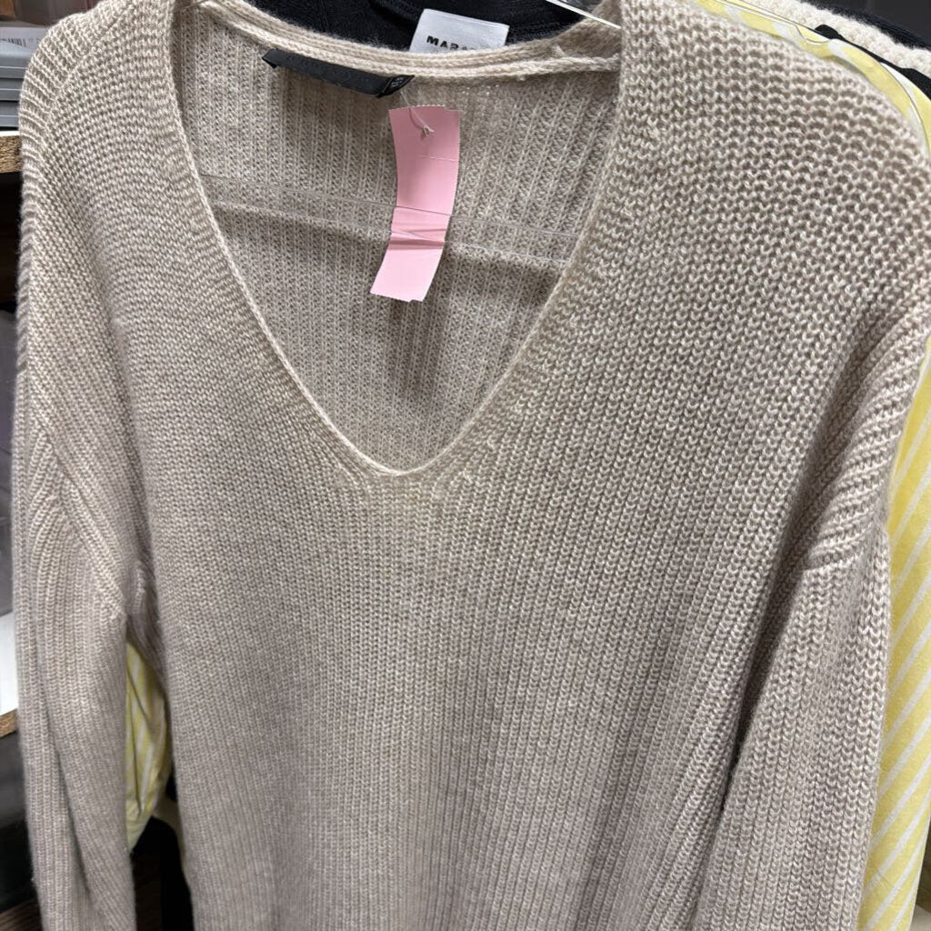 Taupe Wool/Cashmere Sweater