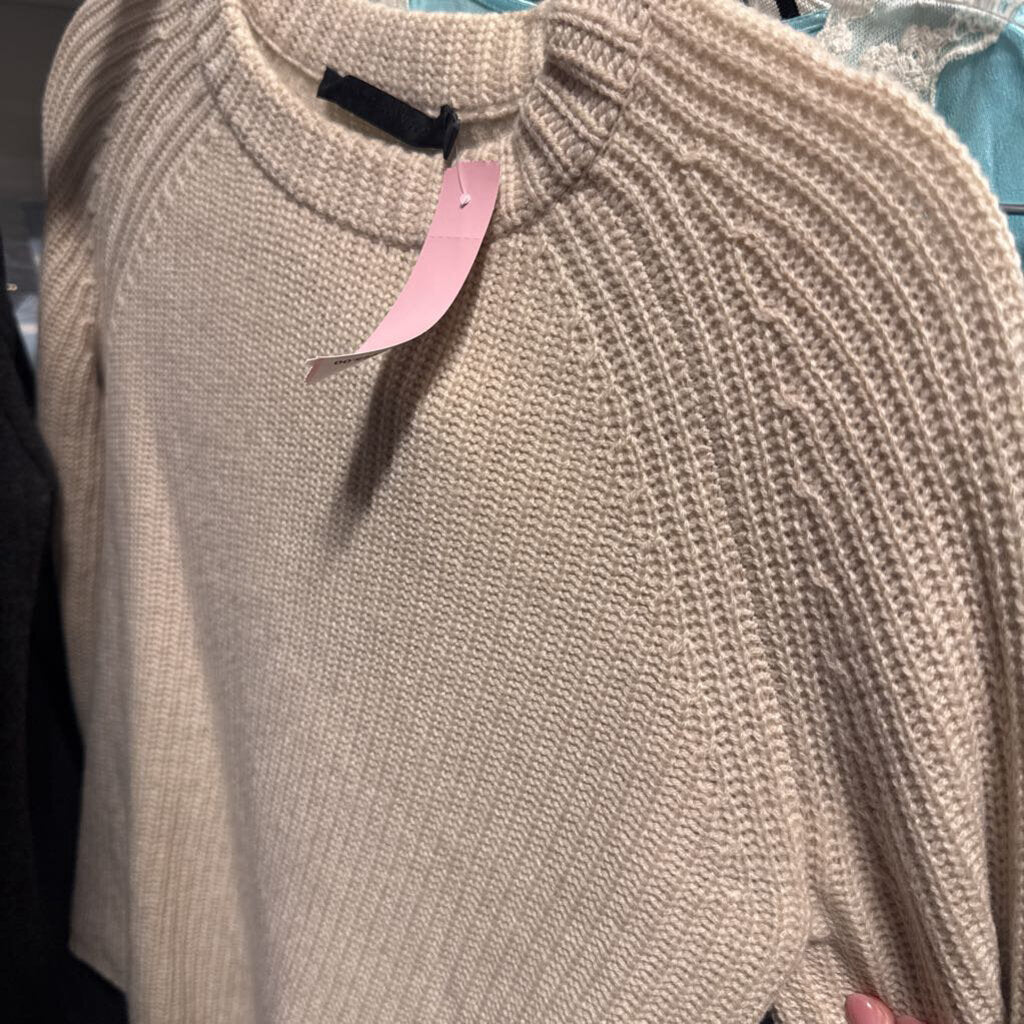 Beige Cashmere Sweater