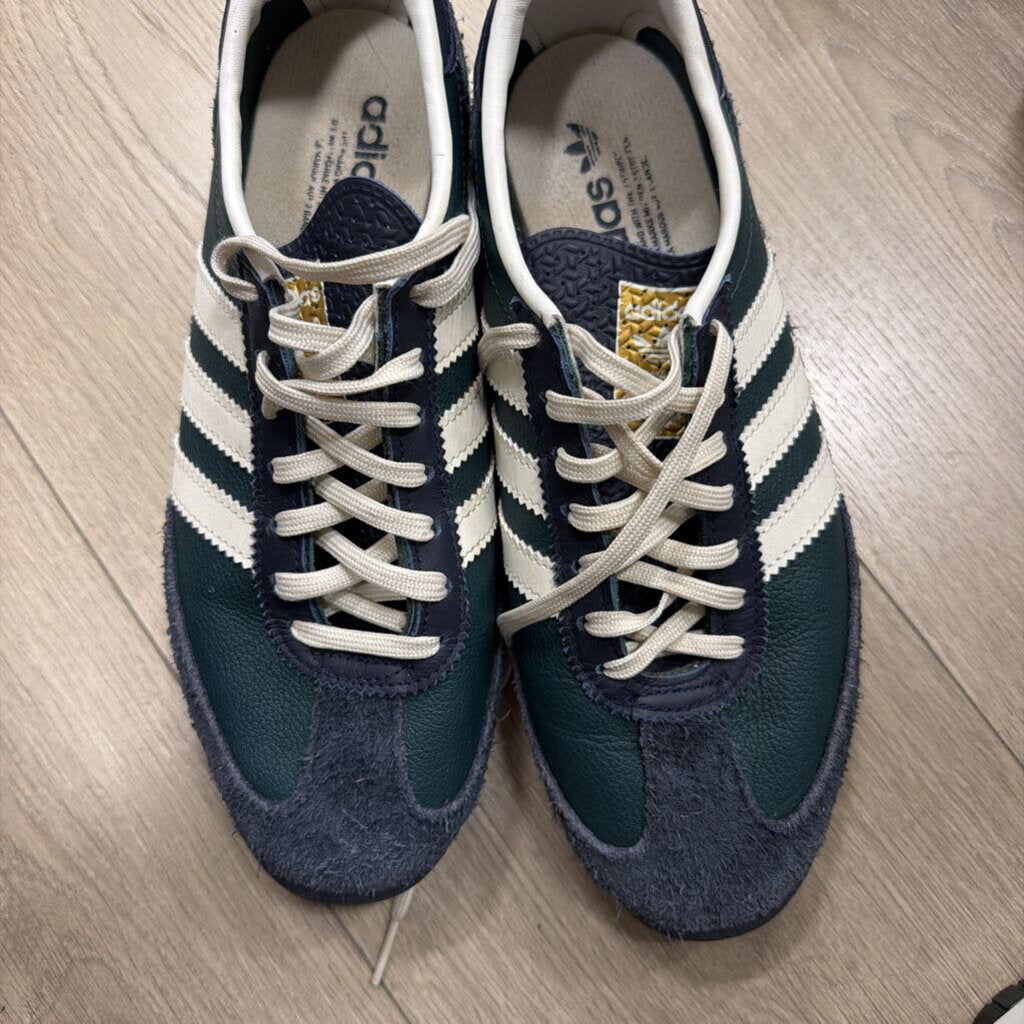 Green Leather Sneaker, 7.5