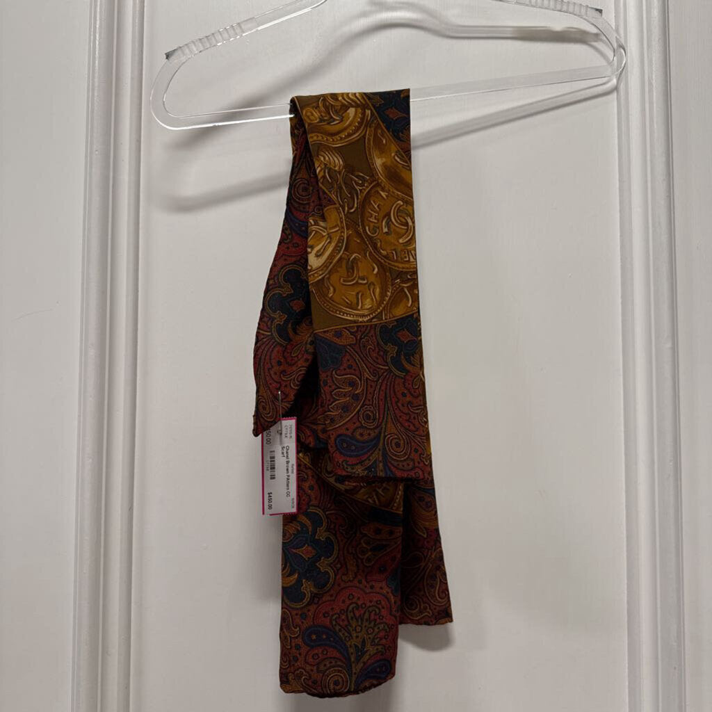 Brown PAttern CC Scarf