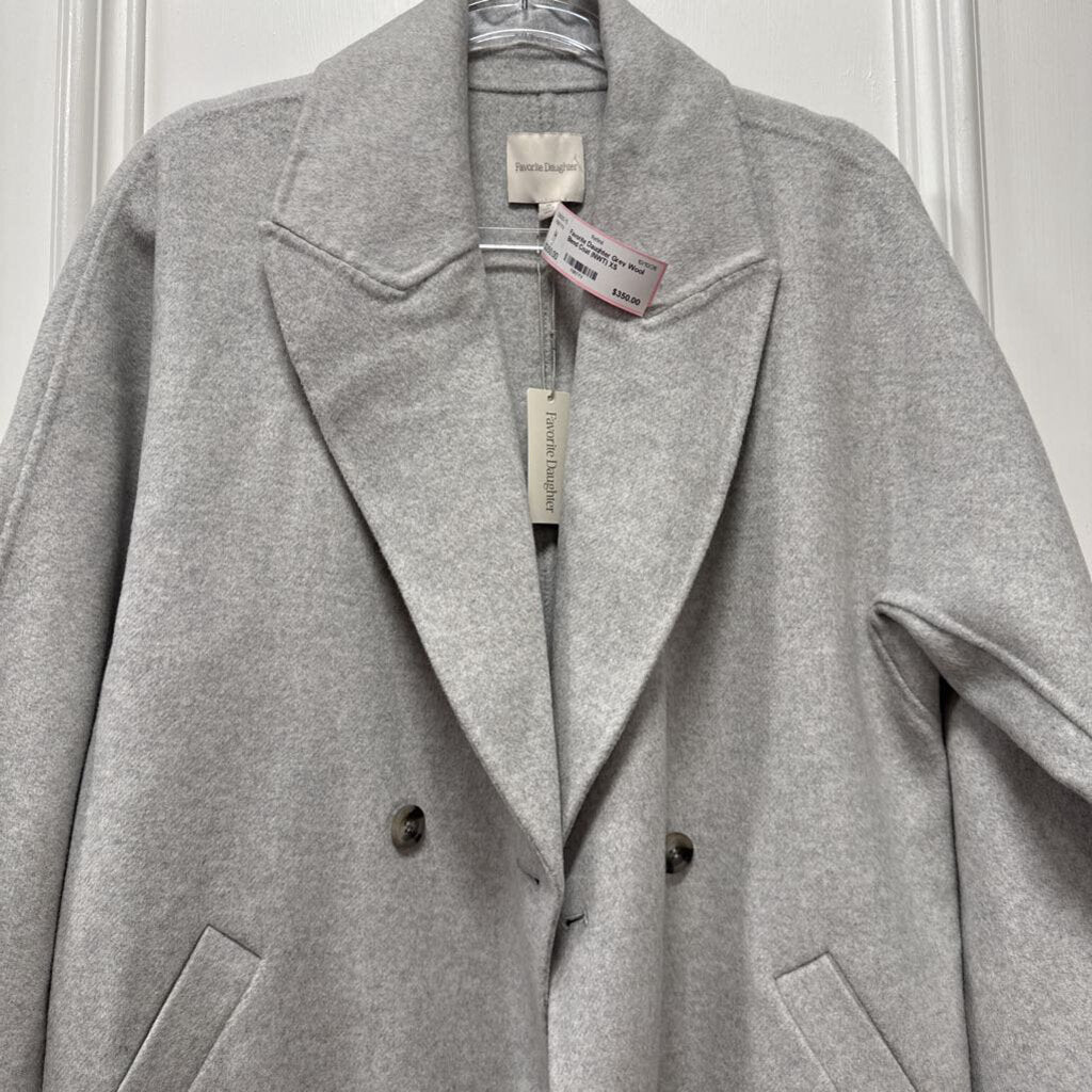 Grey Wool Blend Coat (NWT)