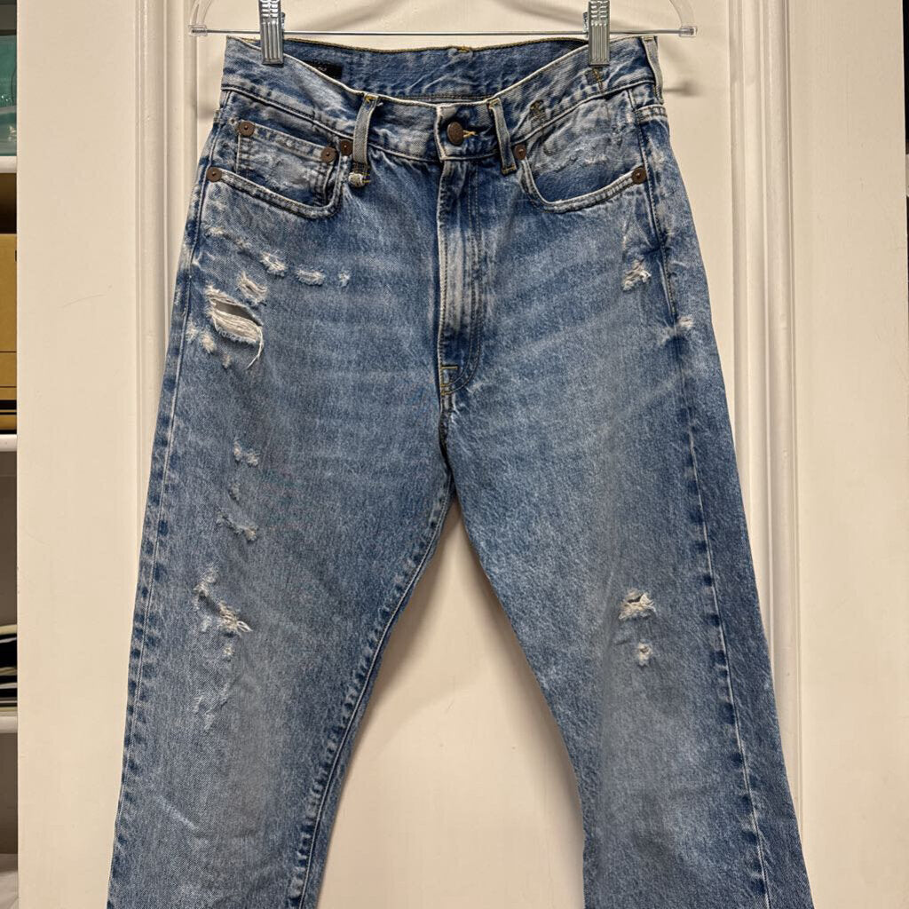 Medium Wash Straight Leg Jean