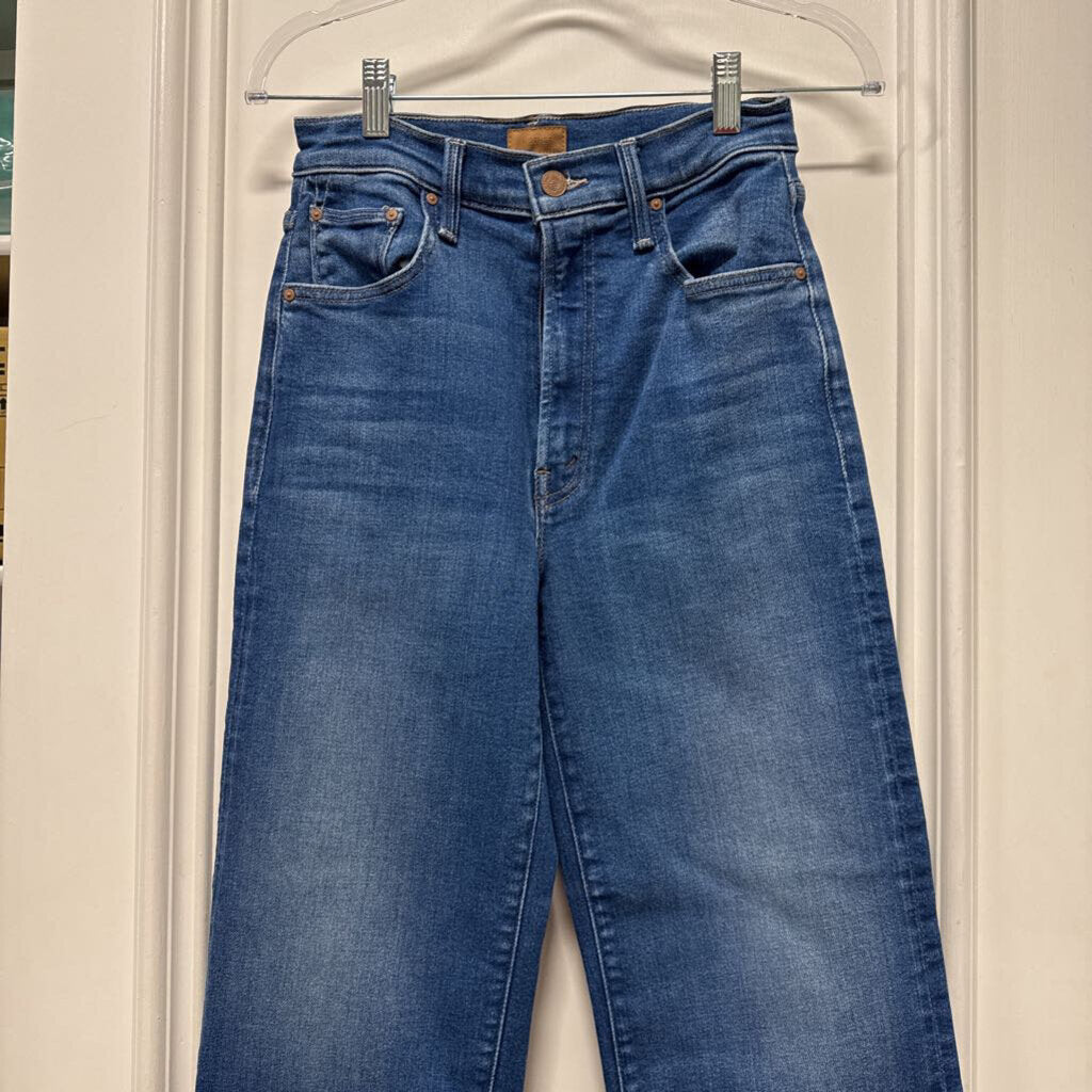 Blue Straight Leg Jeans