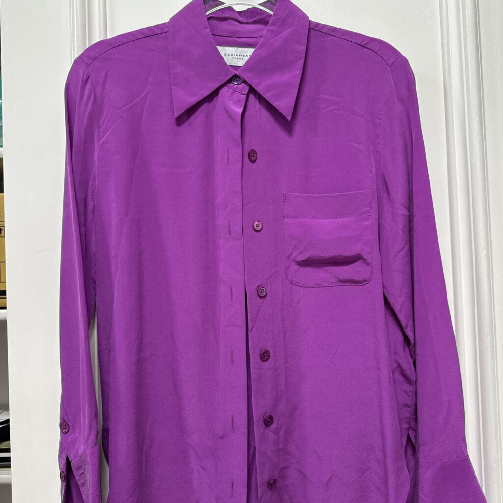 Purple Silk Shirt (NWT)
