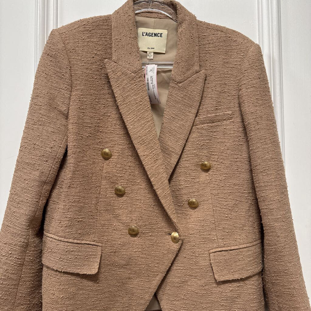 Beige Cotton/Poly Blazer