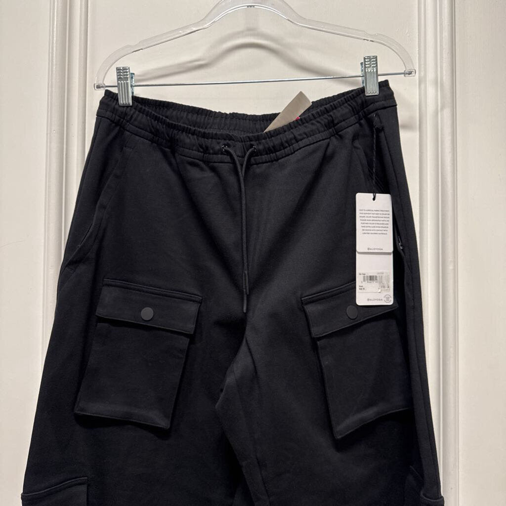 Black Cotton Blend Cargo Pants (NWT)