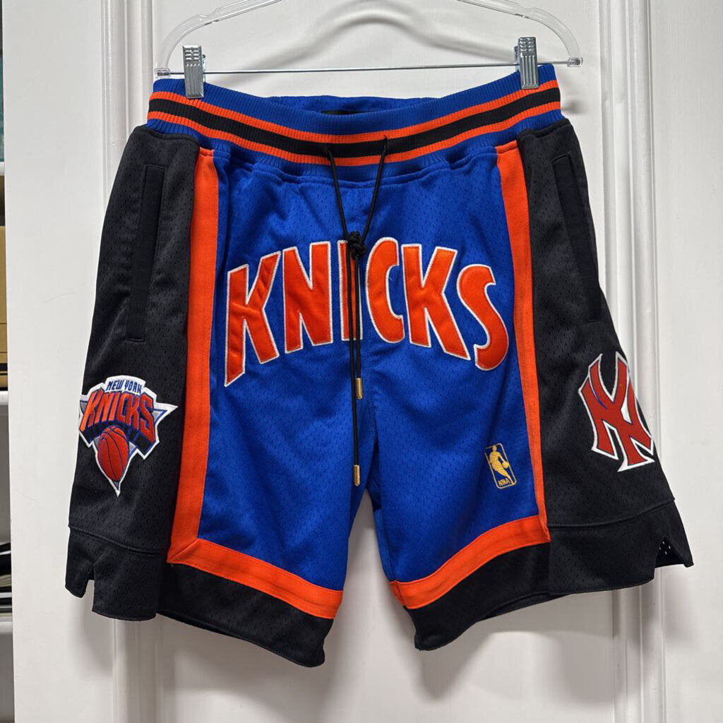Just Don BLue/Orange Knicks Basketball Shorts