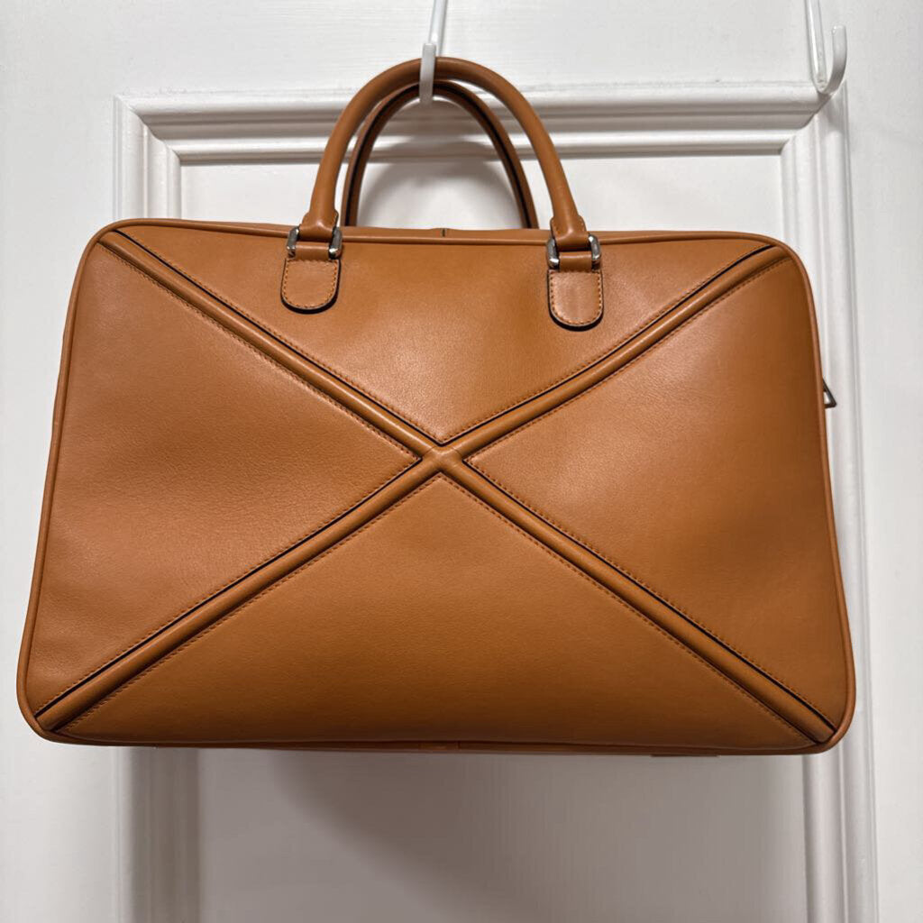 Brown Leather Travel Bag
