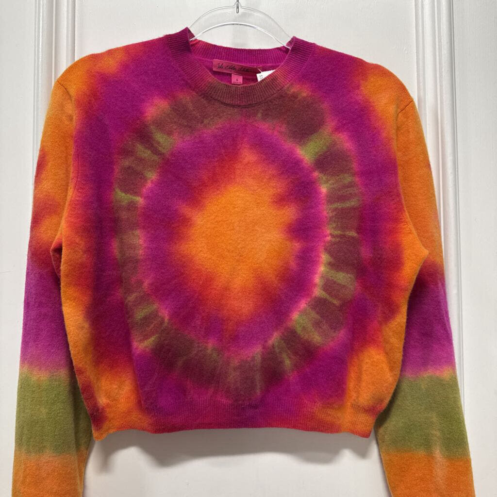 Multicolor Tie Dye Wool/Cashmere Sweater