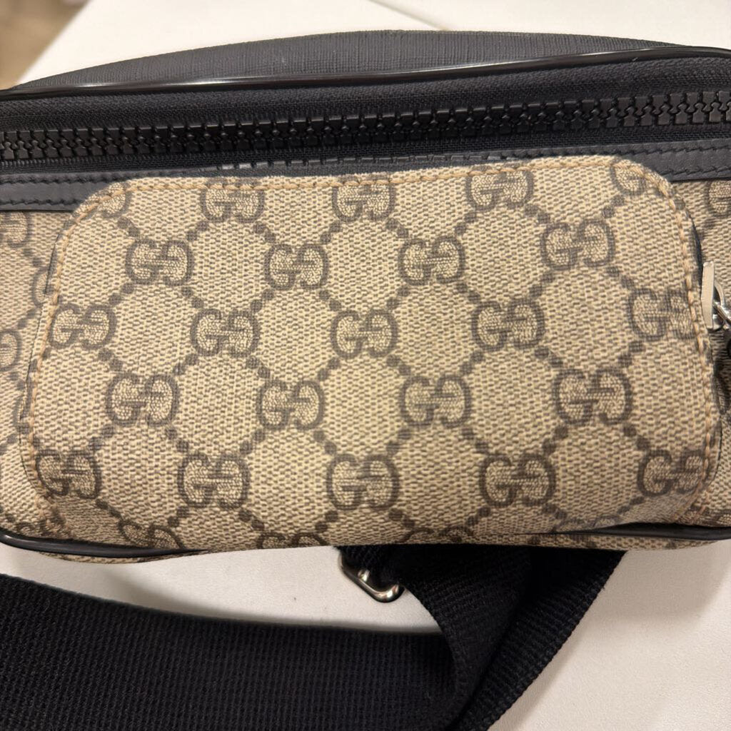 Brown GG Supreme Eden Belt Bag