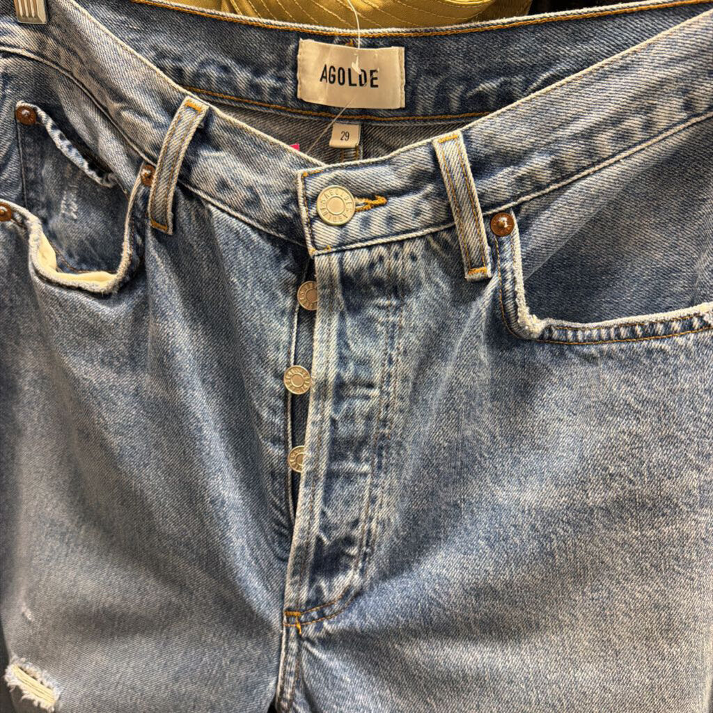 Blue Straight Leg Jean