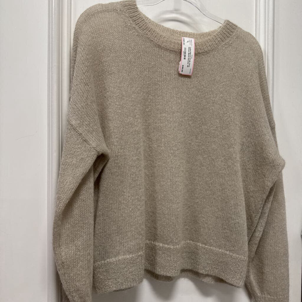 Gray Mohair Blend Sweater