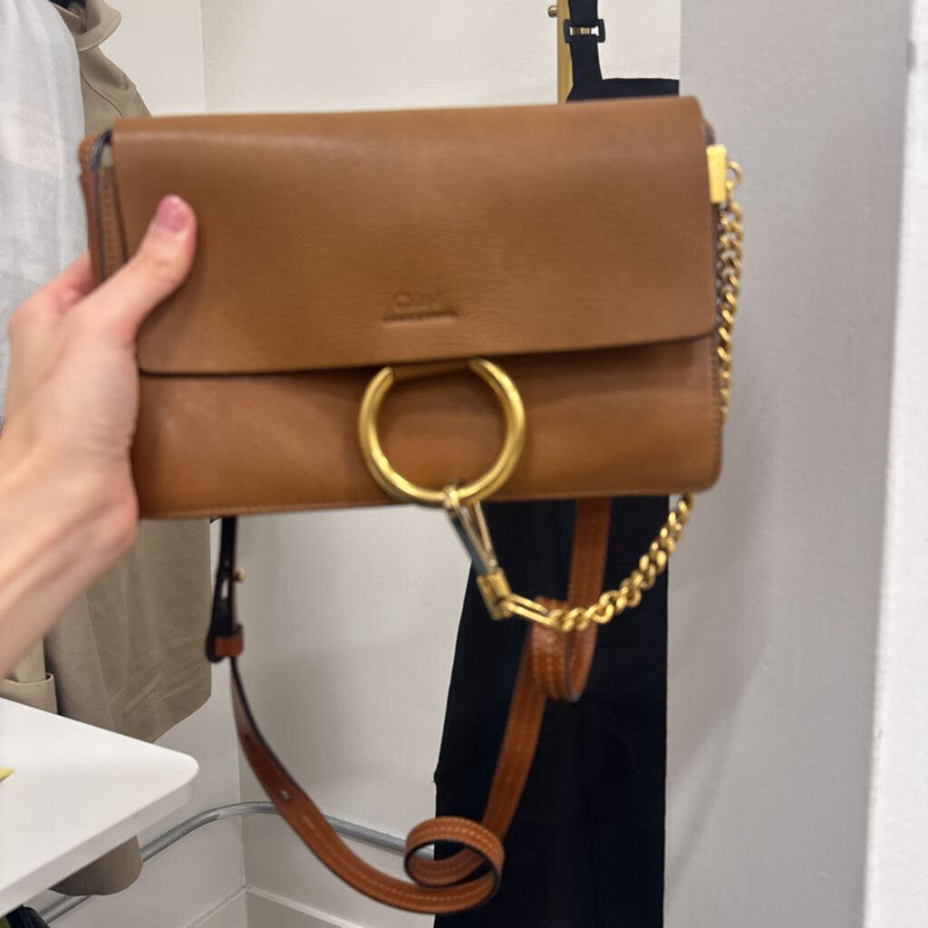 Brown Leather Faye Bag