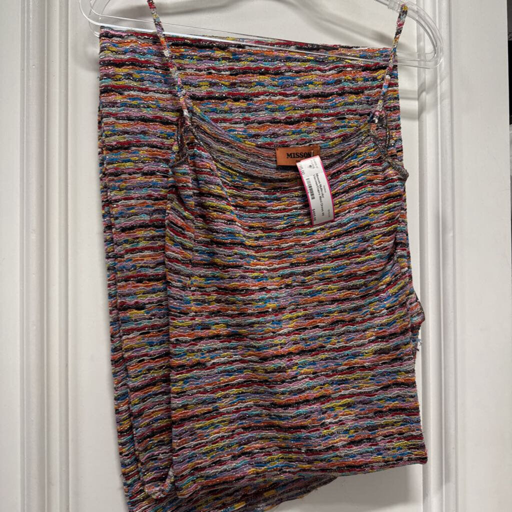 Multicolor Viscose/Cupro Maxi Dress