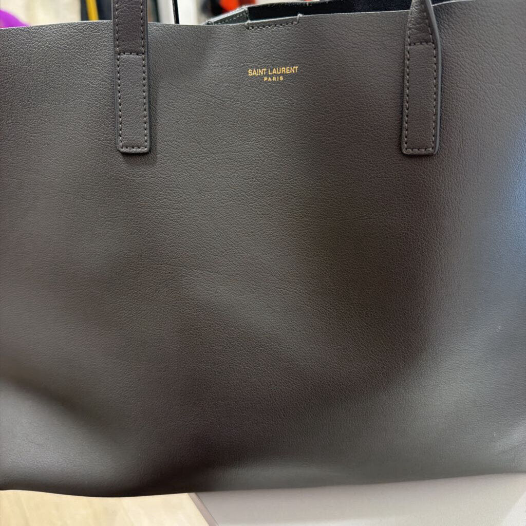 Grey Leather Tote (retail 1600)