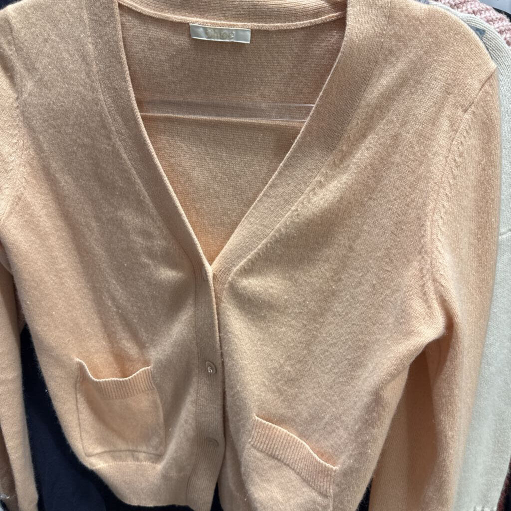 Light Pink Cashmere Cardigan