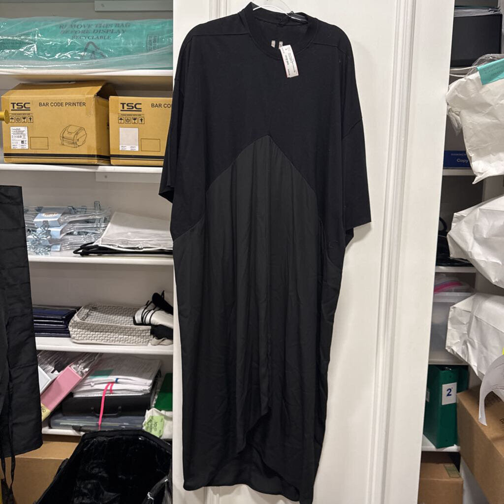 Black Cotton/Silk Dress (NWT)