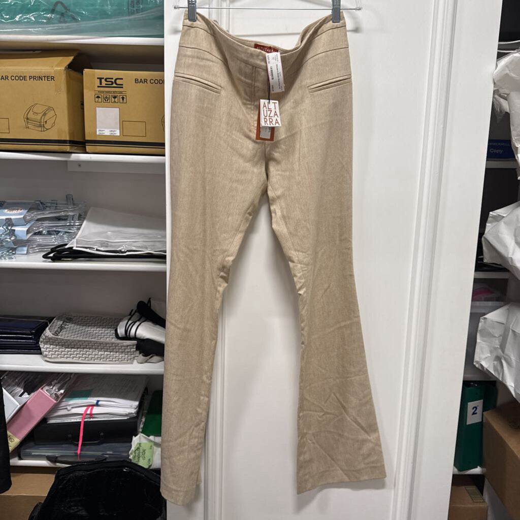 Beige Wool Pant