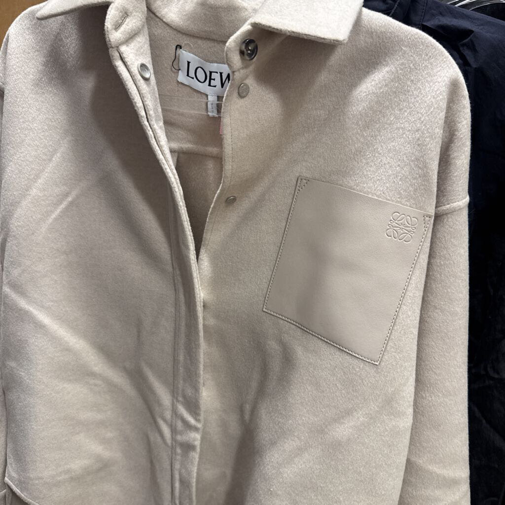 Light Beige Wool/Cashmere Jacket