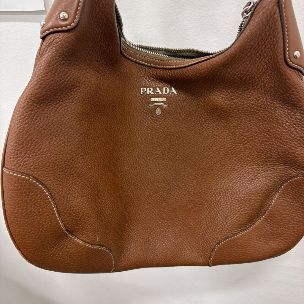 Brown Leather Shoulder Bag