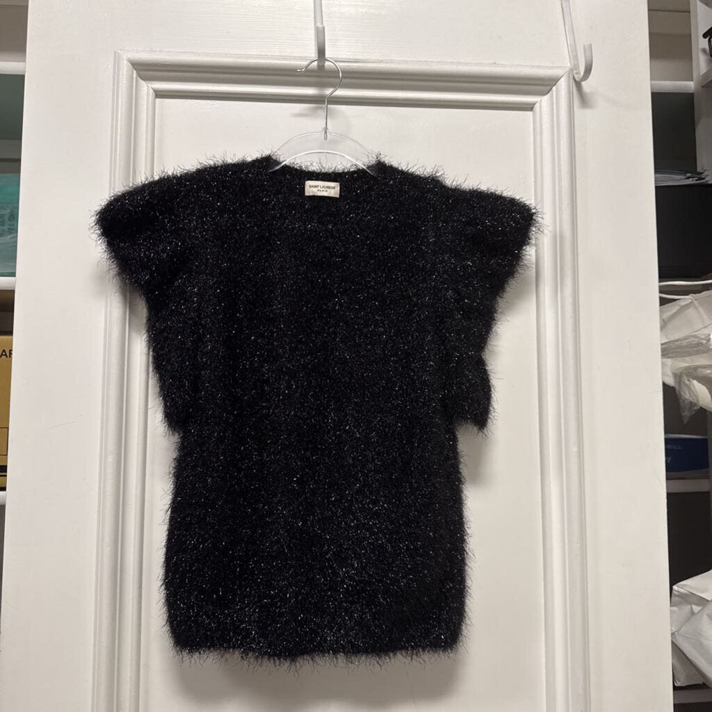 2016 Black/Metallic Poly SS Sweater