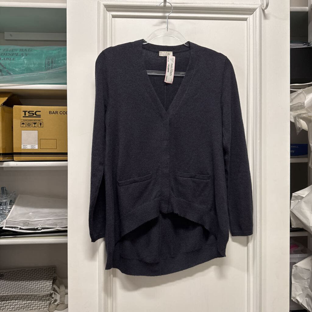 Blue Cashmere Cardigan