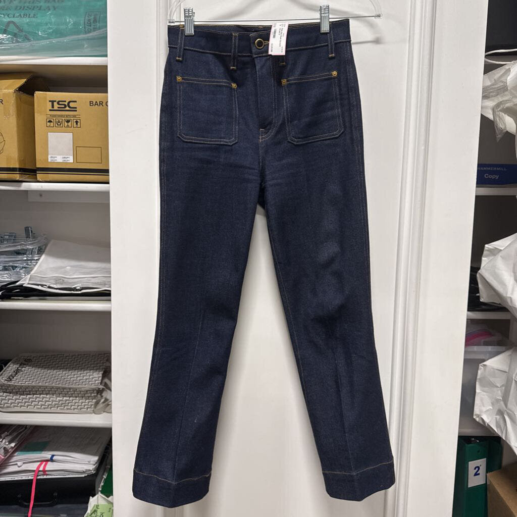 Dark Wash Straight Leg Jean