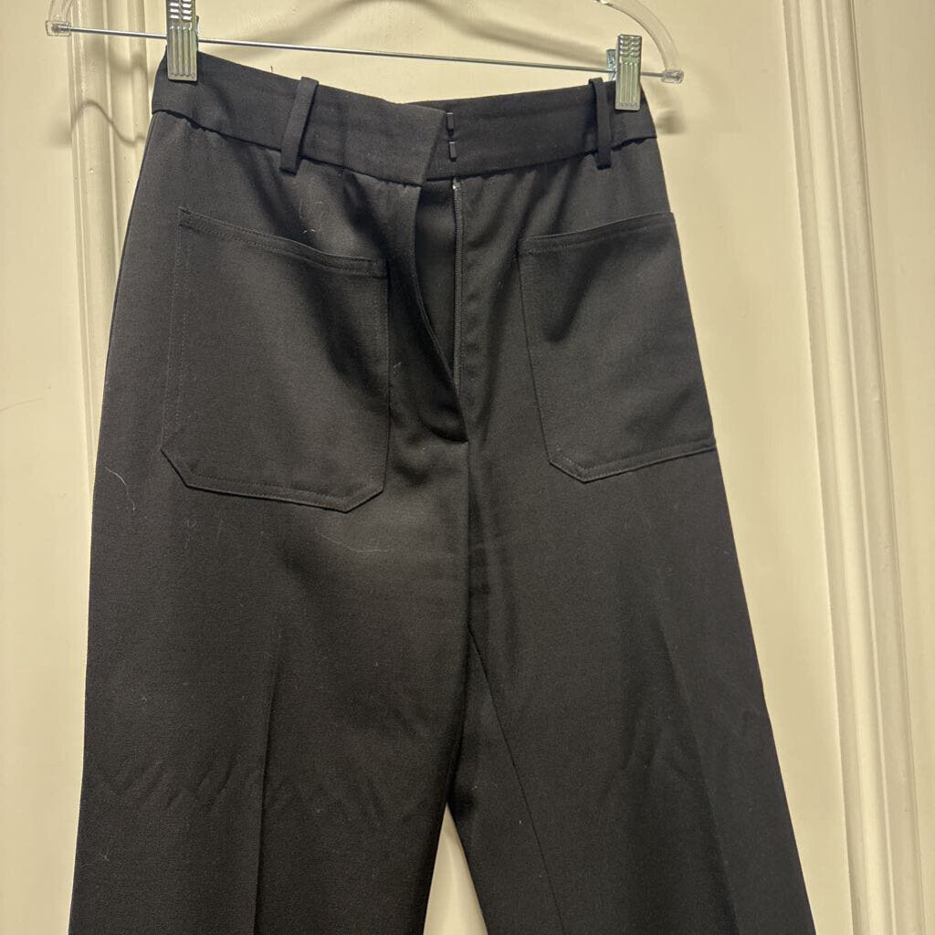 Black Wool Pant