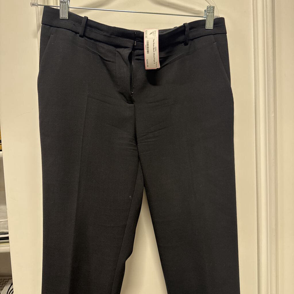 Black Wool Pant