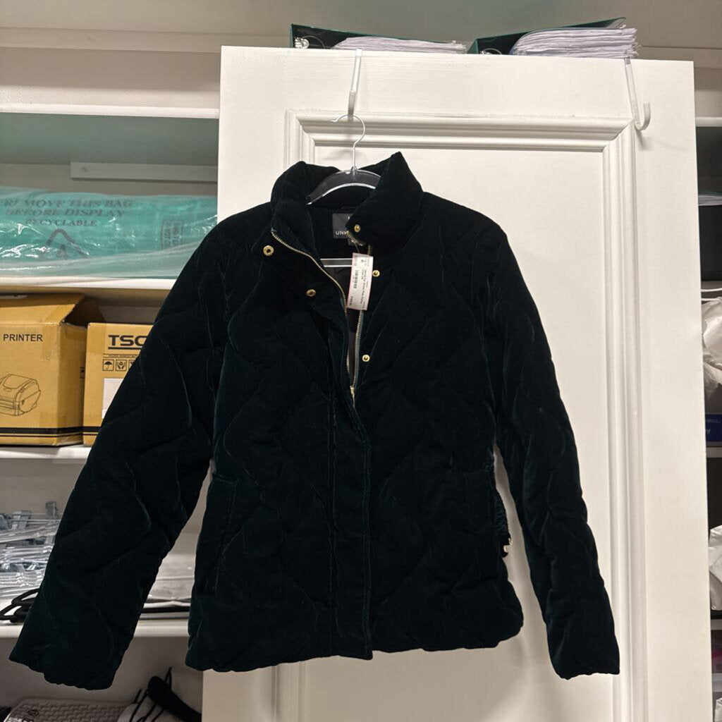 Green Poly Puffer Coat
