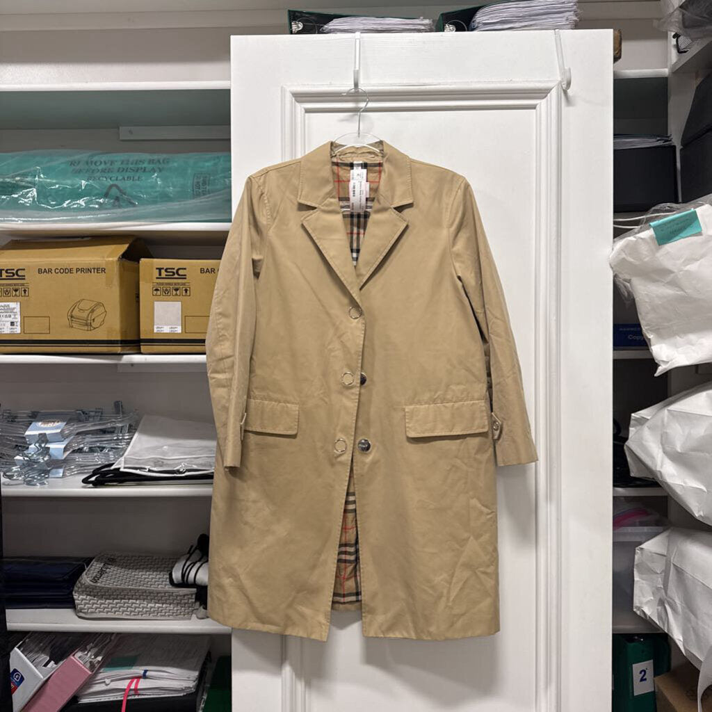 Beige Cotton Trench