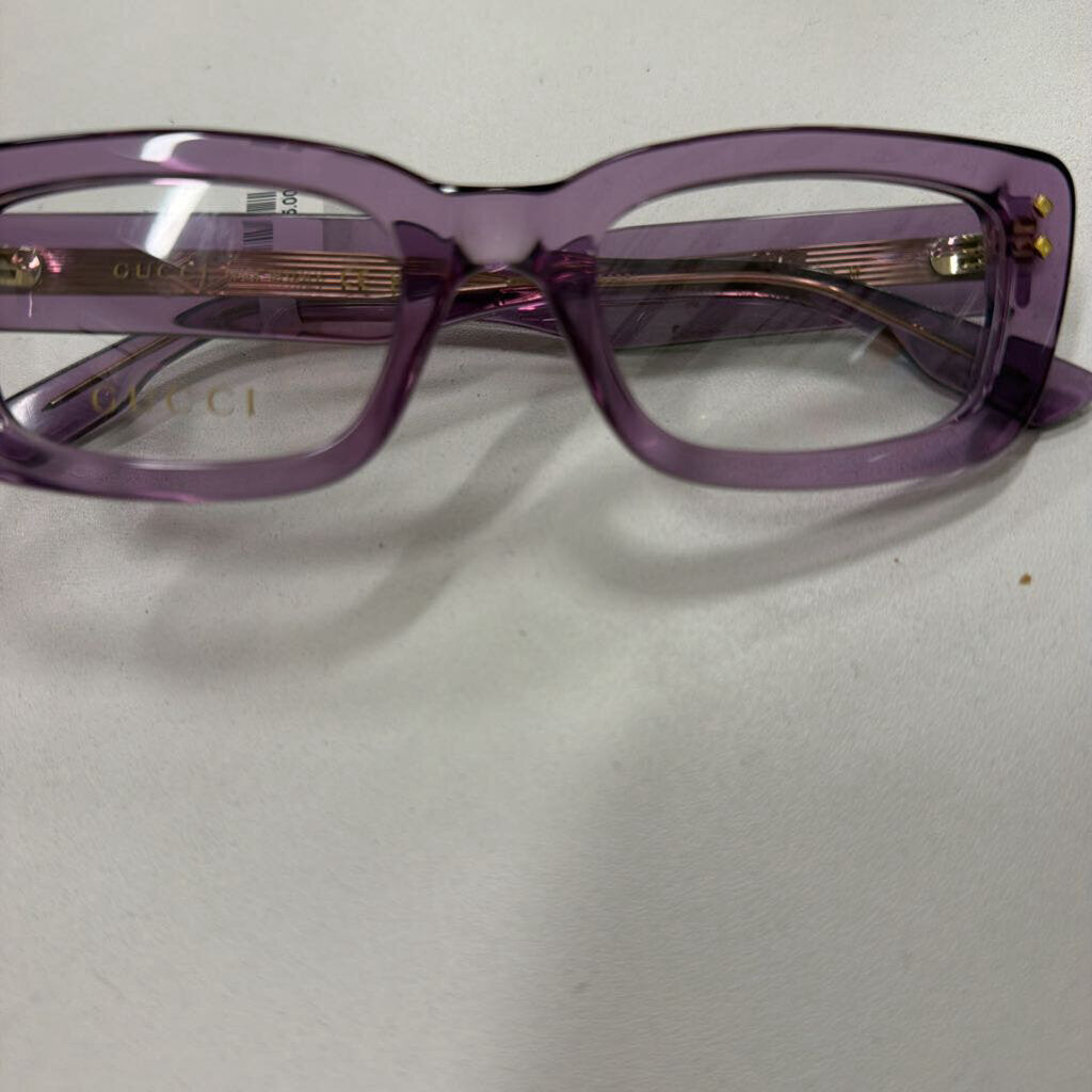 Gucci Lilac Purple Frame Clear Lense Glasses