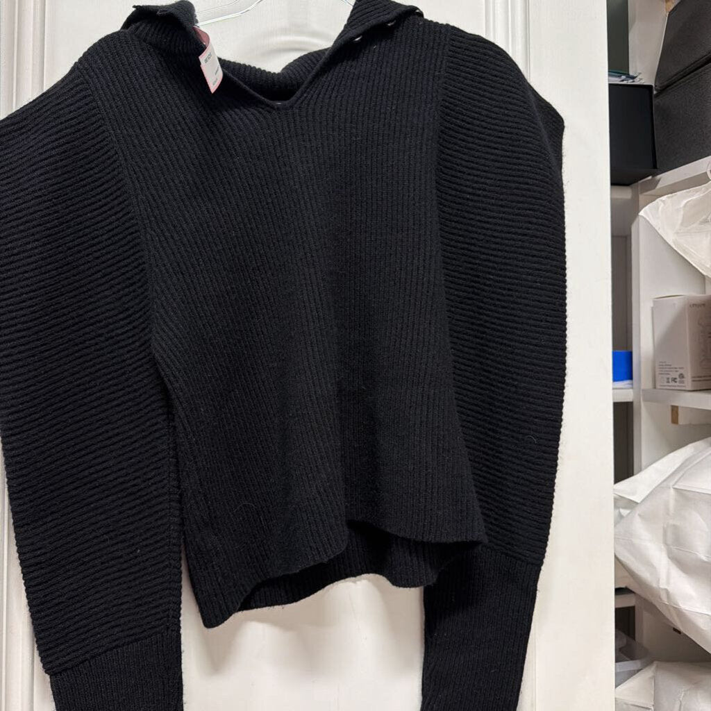 Black Wool/Cashmere Sweater
