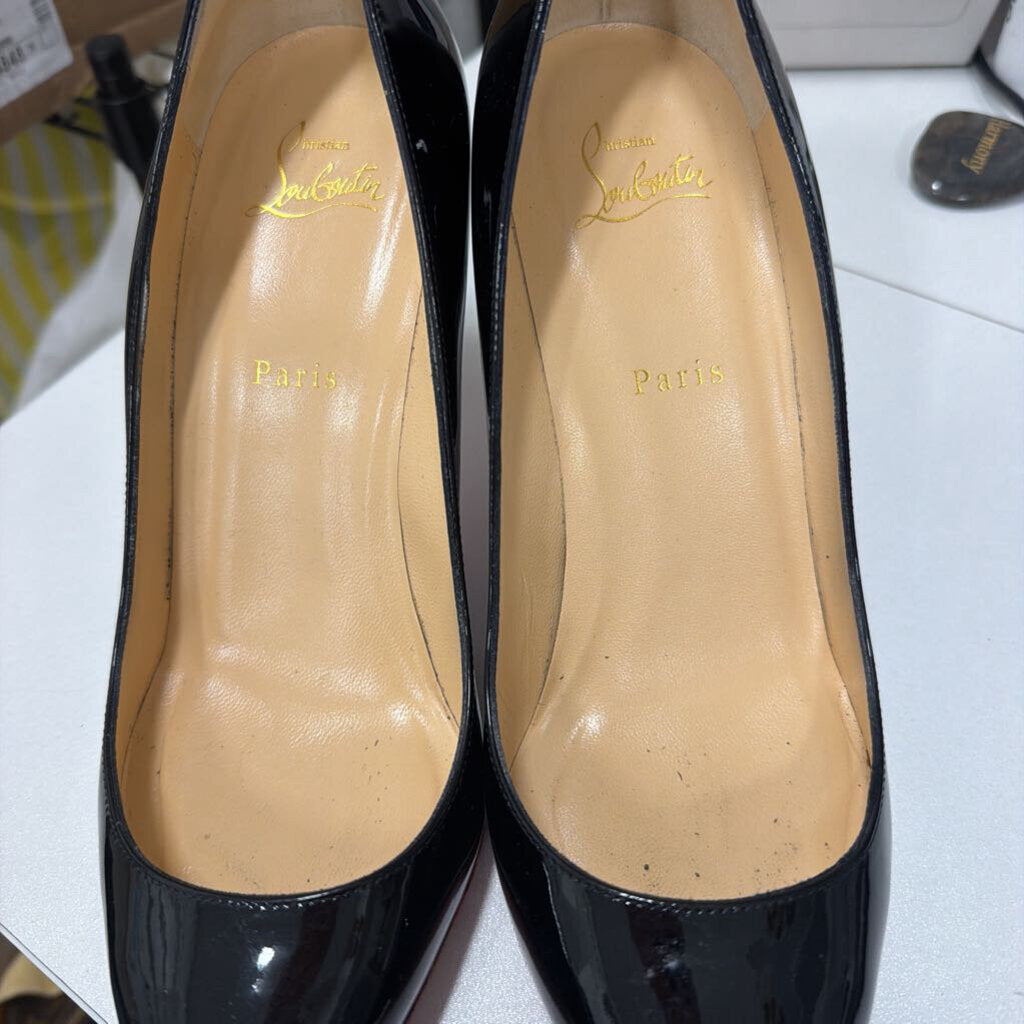 Black Patent Leather Pumps, 41