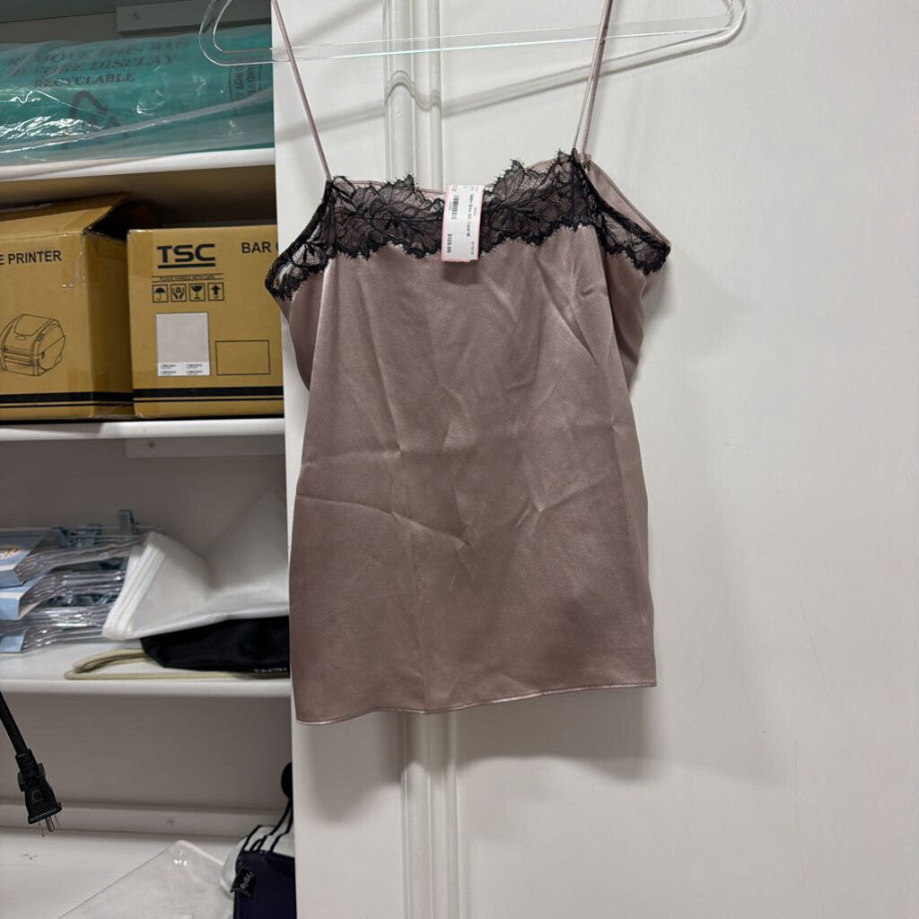 Grey Silk Cami