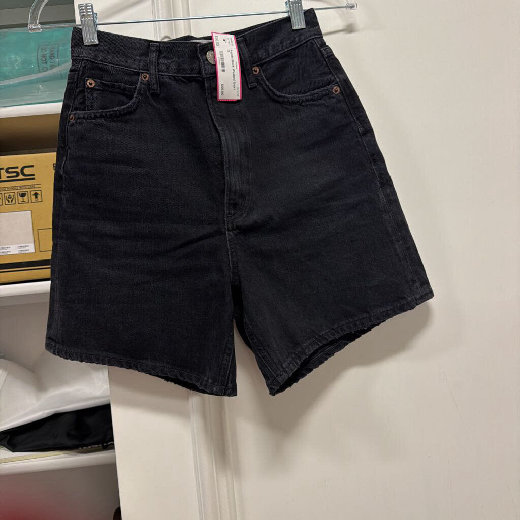 Black Washed Short