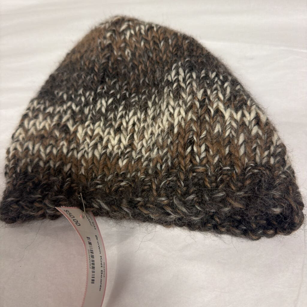 Brown Knit Beanie