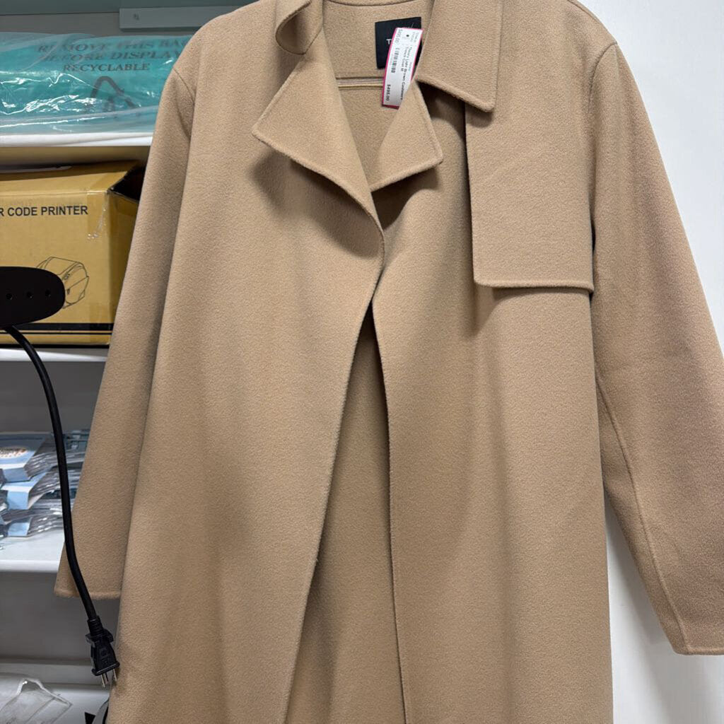 Light Brown Cashmere Trench Coat