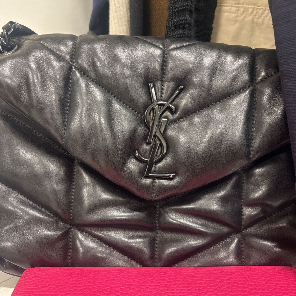 So Black Leather Lou Lou Bag