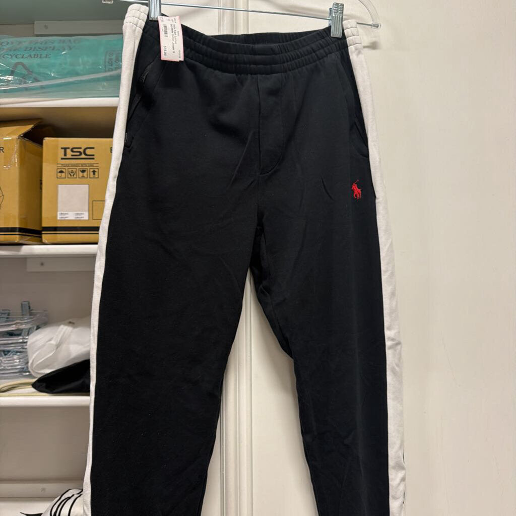 Black/White Cotton Jogger