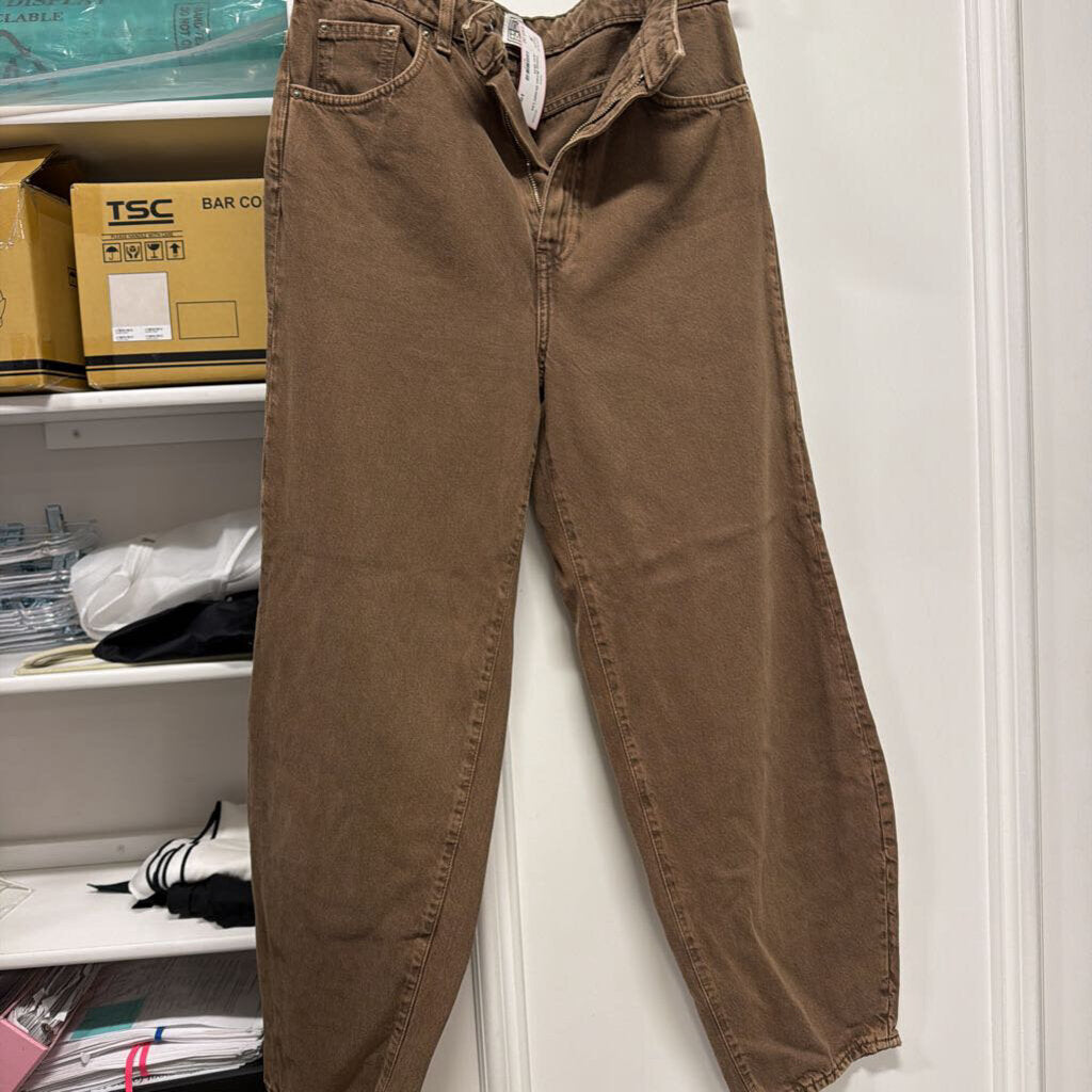 Brown Straight Leg Jean