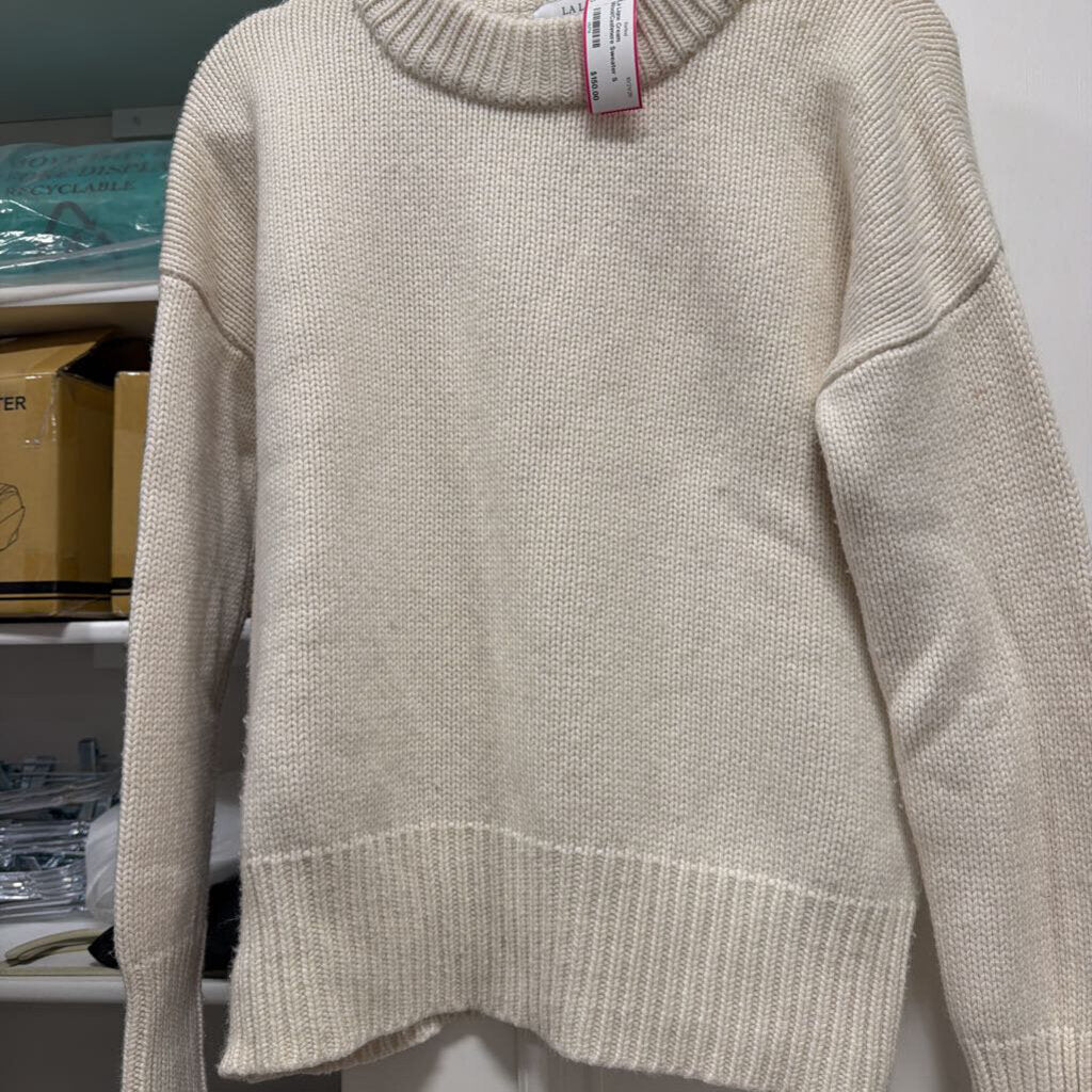 Cream Wool/Cashmere Sweater