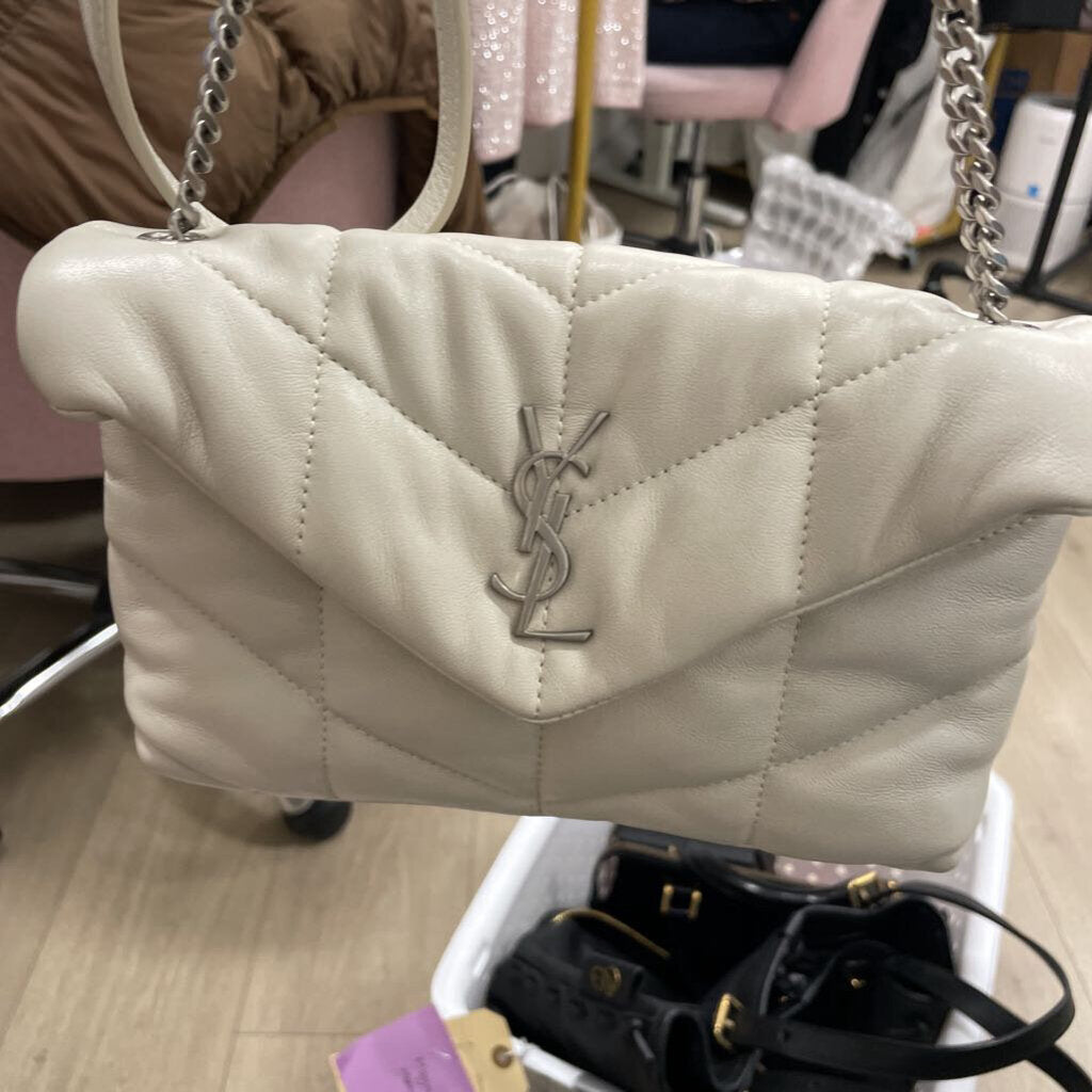 Cream LouLou Puffer Bag