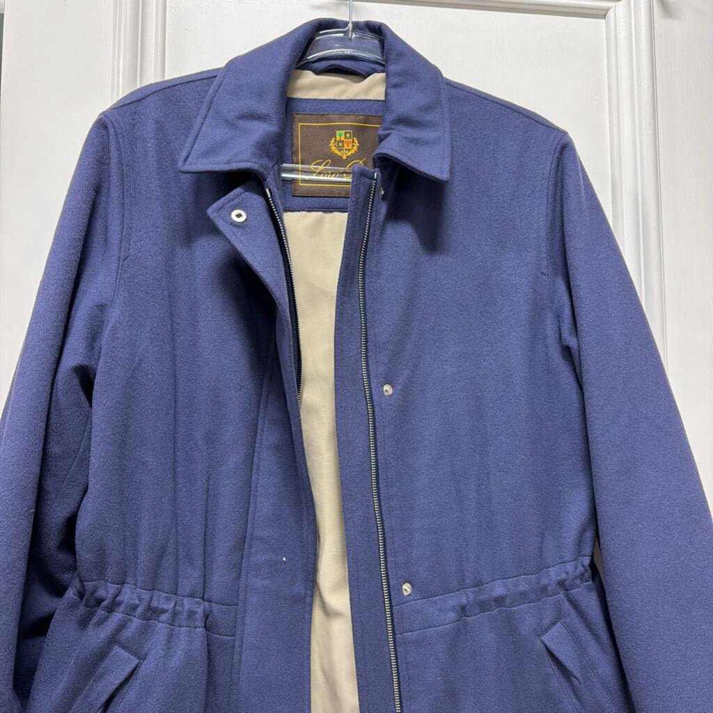 Blue Cashmere Storm System Jacket