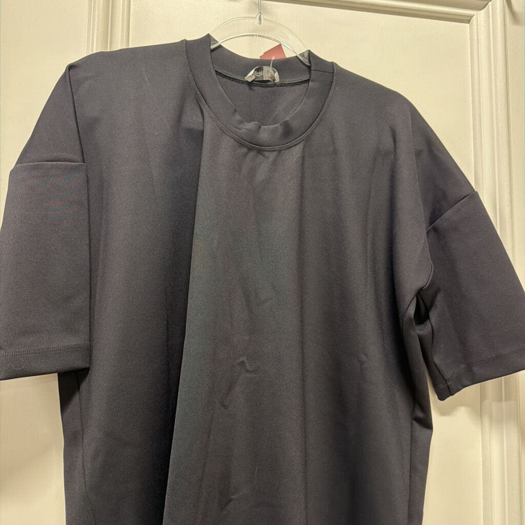Black Nylon Tee
