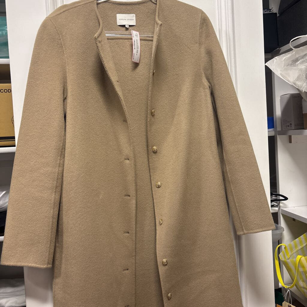 Beige Wool/Cashmere Coat