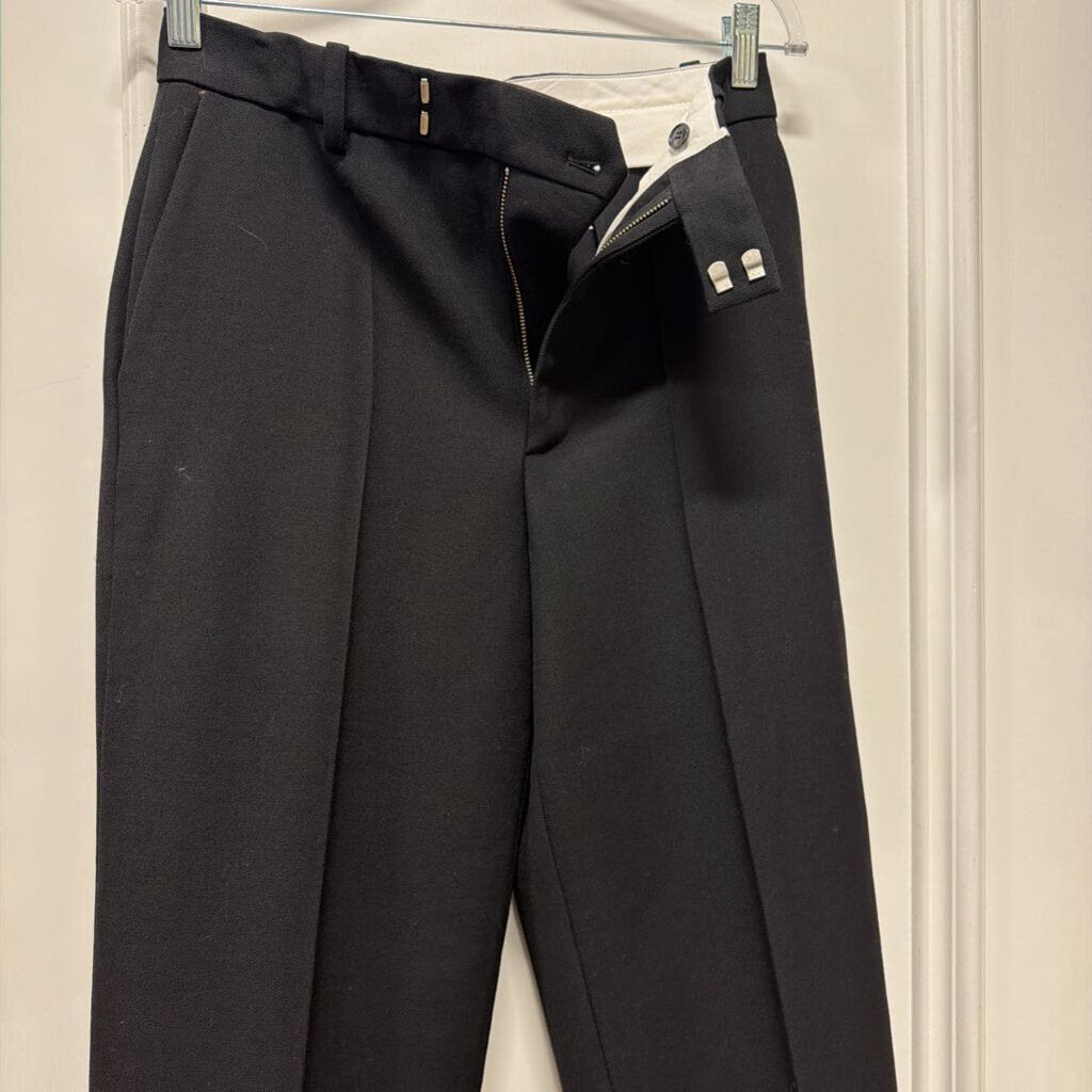 Black Straight Leg Trouser