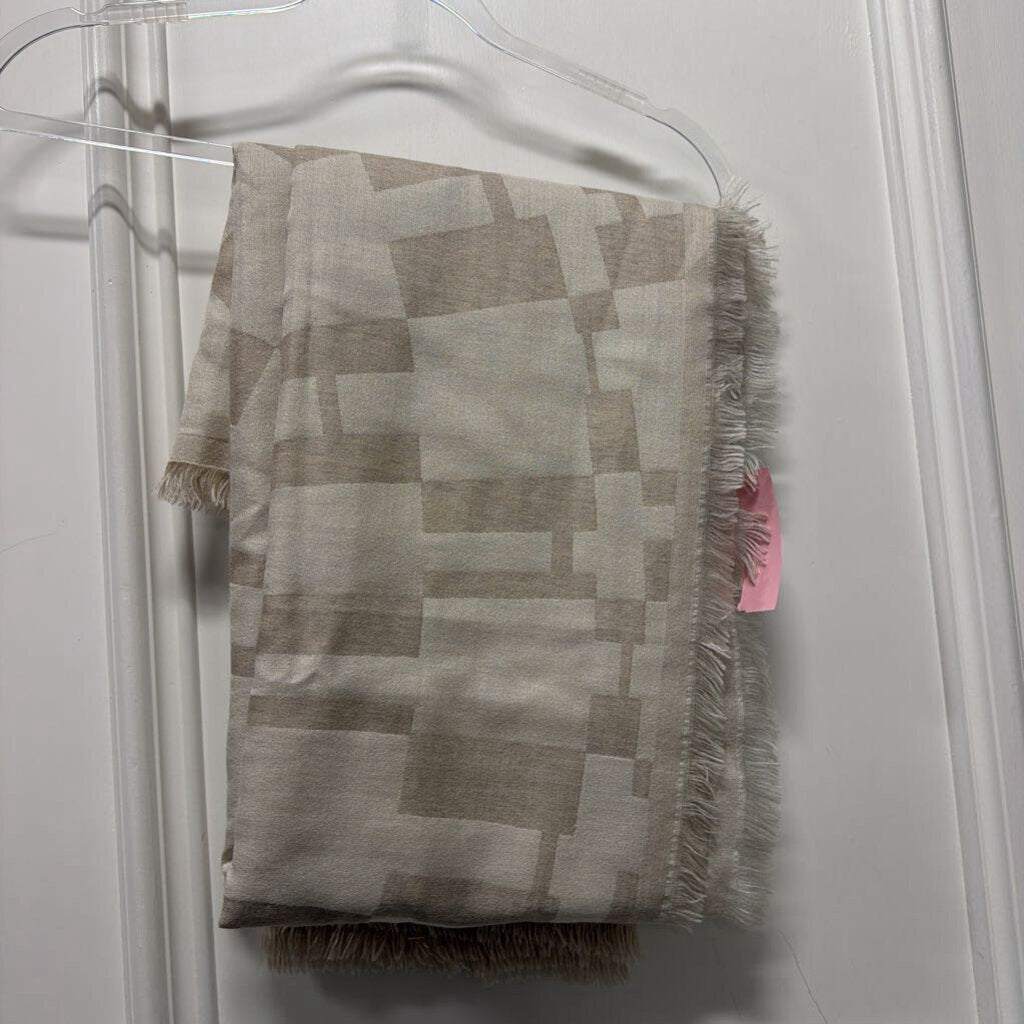 Taupe Fringe Shawl