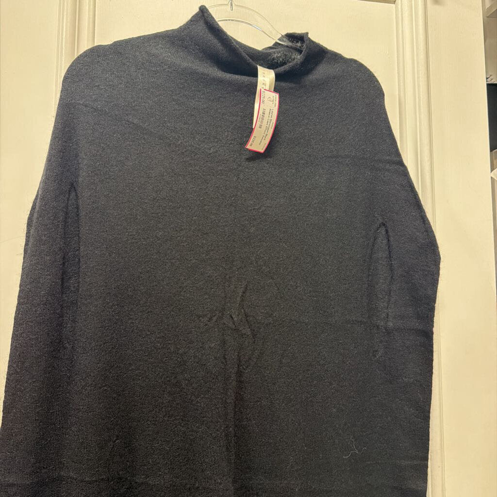 Black Alapca Cape Effect Sweater Dress (R: 490)